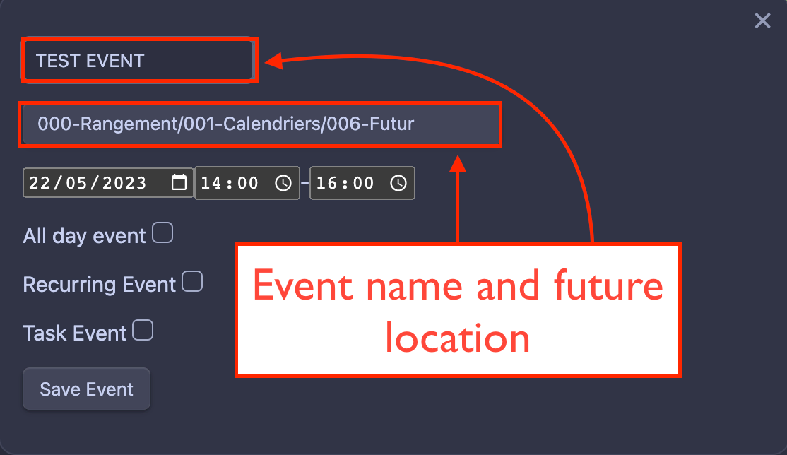 Creating Event Image